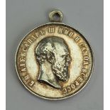 Russland: Tapferkeitsmedaille, Alexander III., in Silber.Silber, mit Stemeplschneidersignatur "