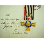 Preussen: Kronen-Orden, 3. Modell (1871-1918), 4. Klasse mit Genfer Kreuz und