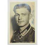 Fahrenholz, Alfred.(1917-1989). Oberwachtmeister und Träger des Ritterkreuzes, das ihm als