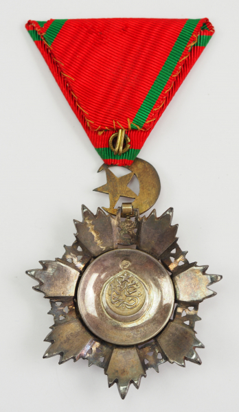 Türkei: Medjidjie-Orden, 5. Klasse.Silber, der Korpus brillantiert und durchbrochen gefertigt, das - Image 3 of 3