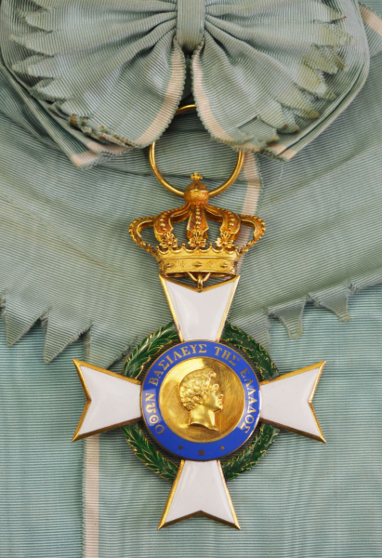 Griechenland: Erlöser-Orden, 1. Modell (1833-1863), Großkreuz Kleinod.Gold, teilweise emailliert,