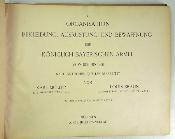 C. Müller und L. Braun, die Organisation, Bekleidung, Ausrüstung und Bewaffnung der königlich - Image 3 of 5