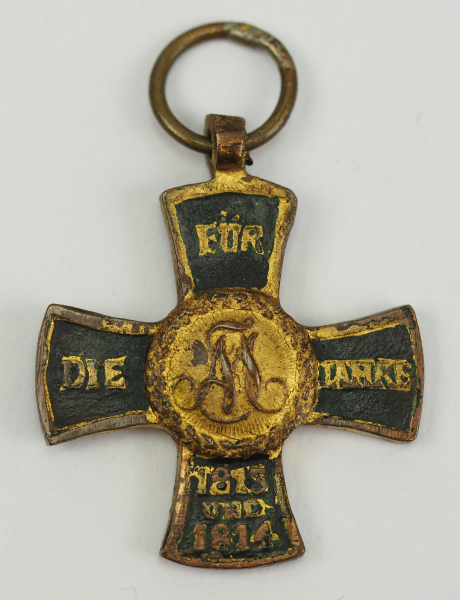 Bayern: Militär-Denkzeichen für 1813, 1814, 1815, für Offiziere und Mannschaftenb.Bronze, teils - Image 2 of 2
