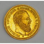 Preussen: 10 Mark, Friedrich, 1888.Gold, Münzzeichen D.Zustand: I-II- - -23.00 % buyer's premium
