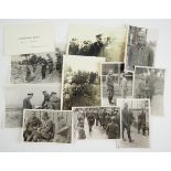 Wehrmacht: Fotos aus dem Nachlass des General Siegfried Rasp.Zehn Fotos, in verschiedenen Größen,