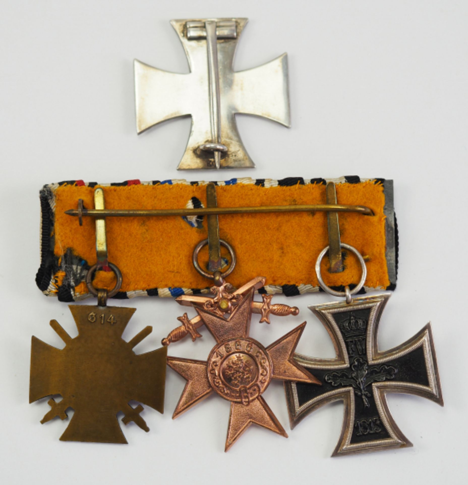 Bayern: Nachlass eines Frontkämpfers.1.) Preussen: Eisernes Kreuz, 1914, 1. Klasse, unterhalb des - Image 2 of 2