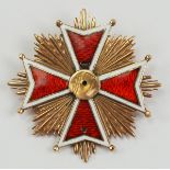 Russland: Kaiserlicher und Königlicher Orden vom Weißen Adler, Kleinod Teil.Gold, teilweise
