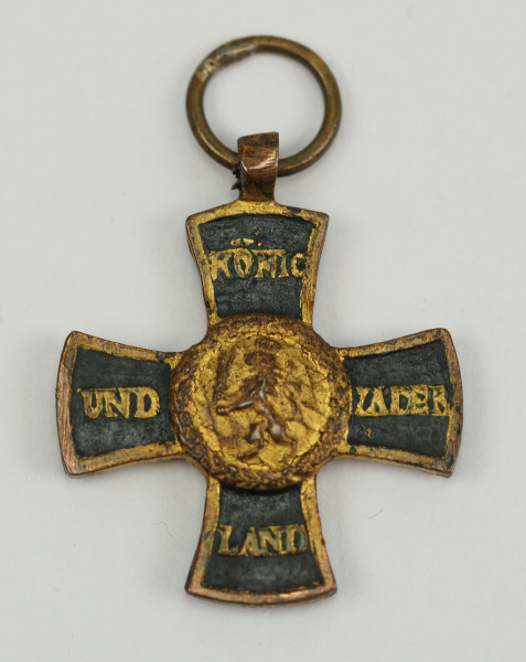 Bayern: Militär-Denkzeichen für 1813, 1814, 1815, für Offiziere und Mannschaftenb.Bronze, teils