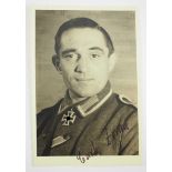 Ziran, Carl.(1913-1988). Unteroffizier und Zugführer der am 29.11.1944 bei der 3./ Grenadier-