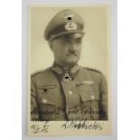 von Hubicki, Dr. jur. Ritter Alfred.(1887-1971). General der Panzertruppe und Kommandeur der 9.