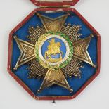 Spanien: Königlicher und Militärischer Orden des hl. Hermenegildo, 1. Modell (1814-1871 / 1875-