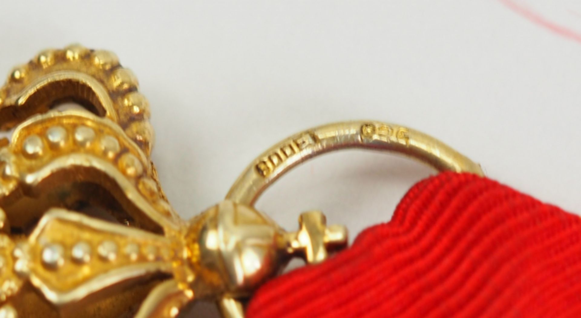 Baden: Großherzoglicher Orden Berthold des Ersten, Ritterkreuz mit Schwertern.Silber vergoldet, - Image 3 of 4
