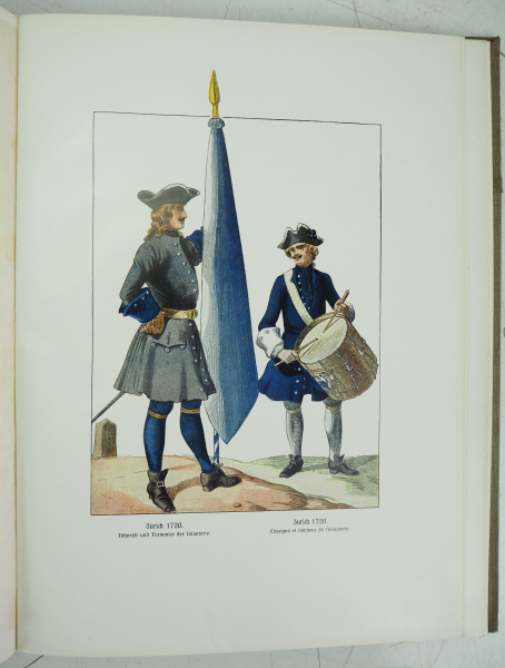 A. Pochon und A. Zesiger: Schweizer Militär vom 1700 bis auf die Neuzeit.1906, Scheiflin, Spring & - Image 3 of 4