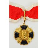 Burundi: Orden von Prinz Louis Rwagasore, 2. Modell (ab 1982), Komtur Kreuz.Buntmetall vergoldet,