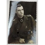 Scharf, Heinz.(1920-2001). Wachtmeister und Geschütz-Führer i.d. 3./ Sturmgeschütz-Brigade 202,