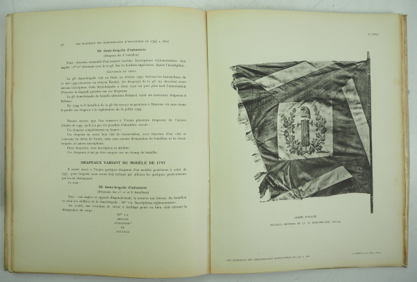 O. Hollander: Les Drapeaux des Demi-Brigades d´Infanterie de 1794 a 1804 avec un chapitre - Image 4 of 4