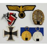 Nachlass eines Marinesoldaten.1.) Eisernes Kreuz, 1939, 2. Klasse, 2./3.) Wehrmachts