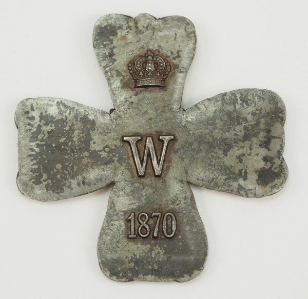 Preussen: Eisernes Kreuz, 1870, Großkreuz Kern Rohling.Eisen, patiniert, unbearbeiteter Rohling.
