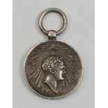 Russland: Medaille für die Einnahme von Paris 1814, reduzierte Größe, für Ordensritter.Silber.In