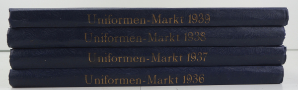 Uniformen-Markt/ Deutsche Uniformen-Zeitung. 4 Bände von 1936 - 1939.1934, Dietrich, Berlin.