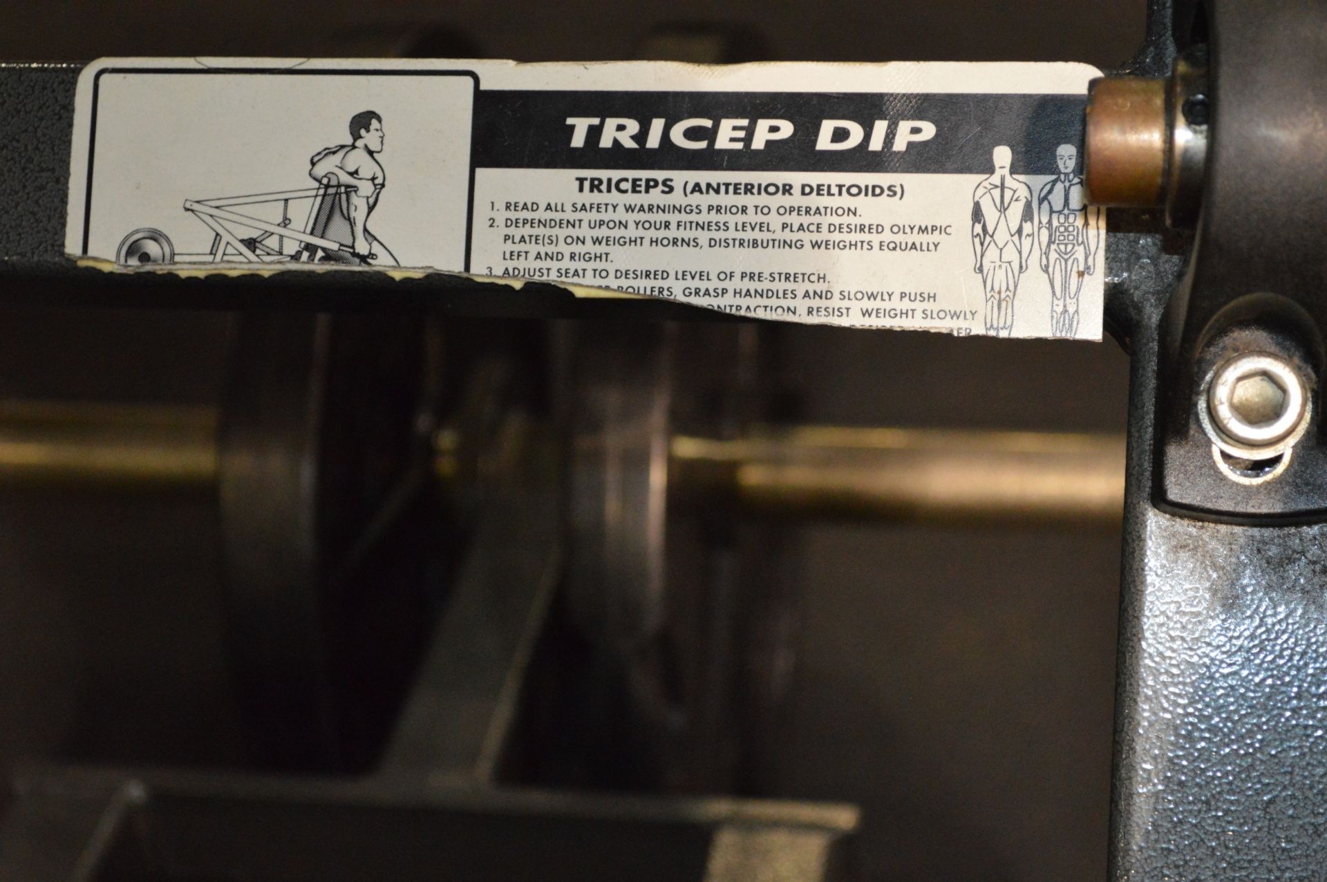 LEVERAGE TRICEP DIP MACHINE - Image 2 of 2