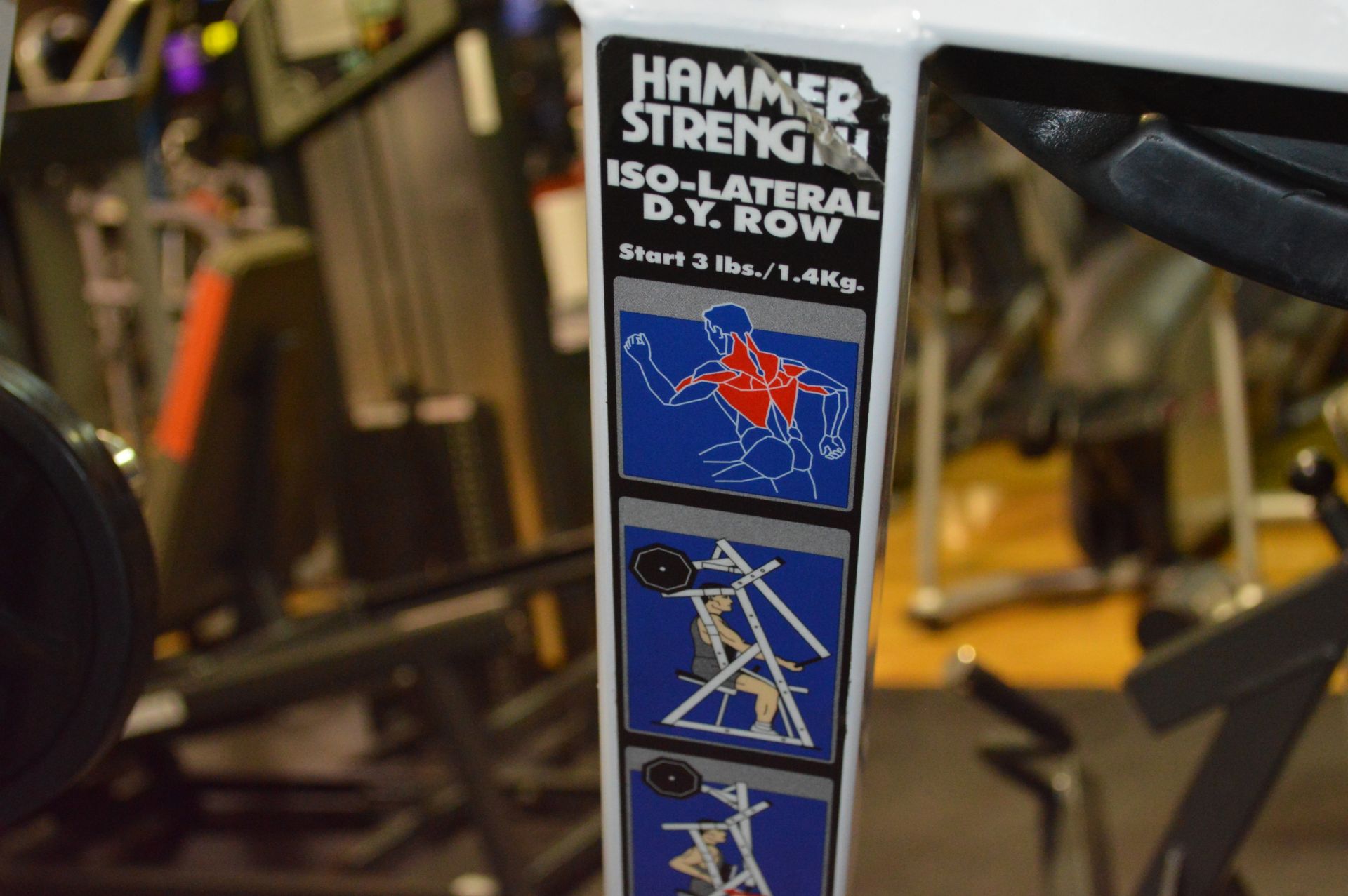 HAMMER STRENGTH LATERAL ROW - Image 2 of 2