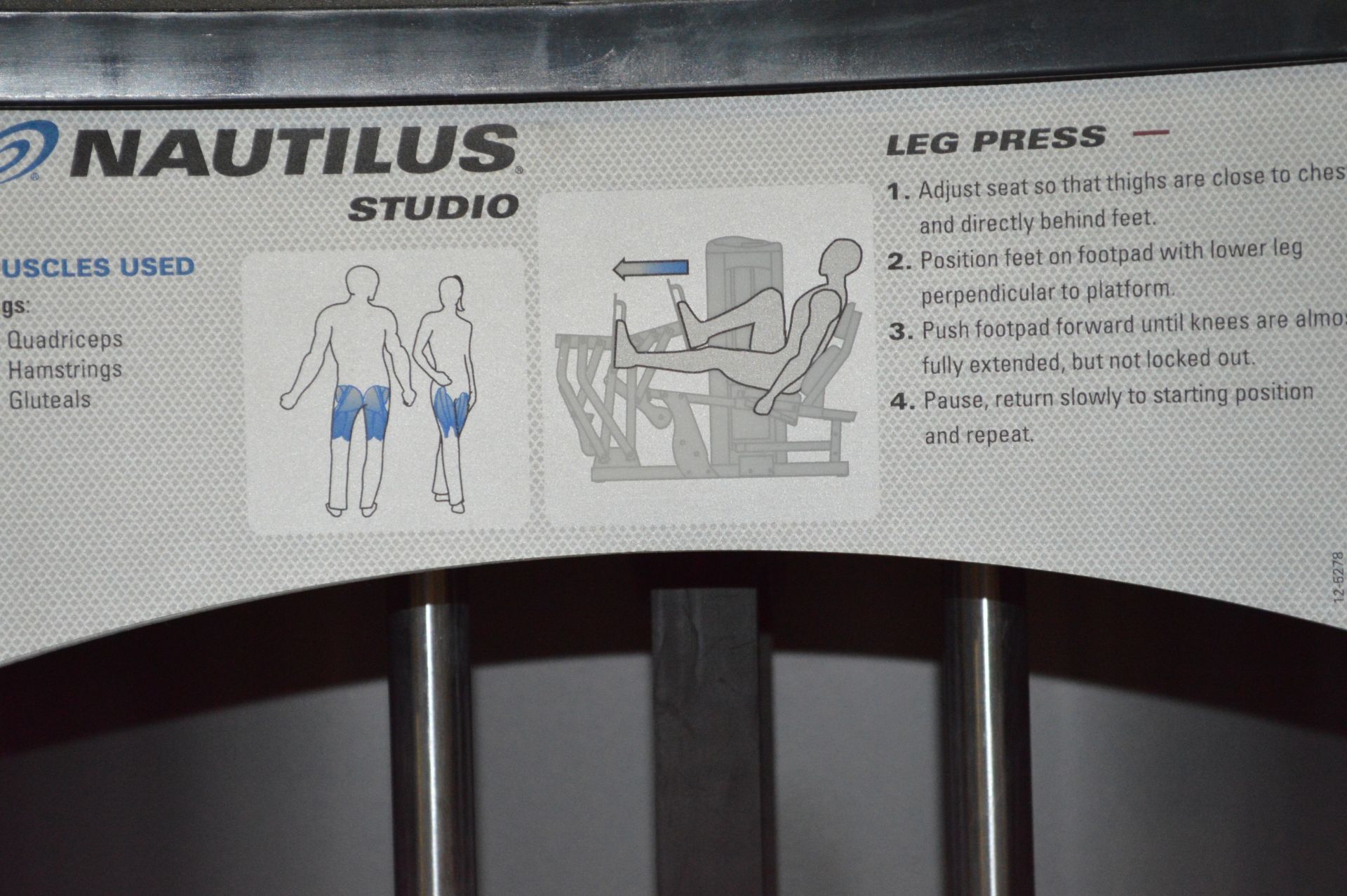 NAUTILUS LEG PRESS - Image 2 of 2