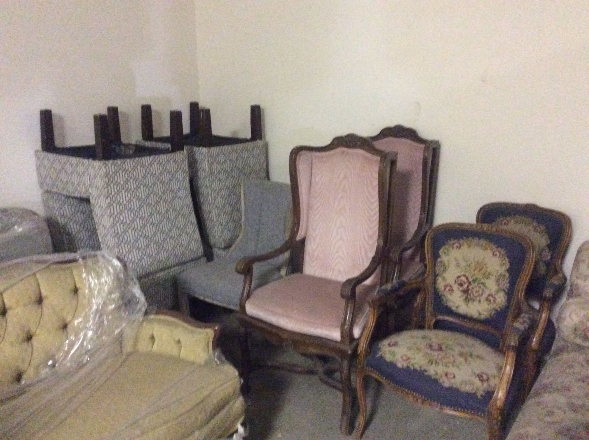 ASSORTED FANCY CHAIRS
