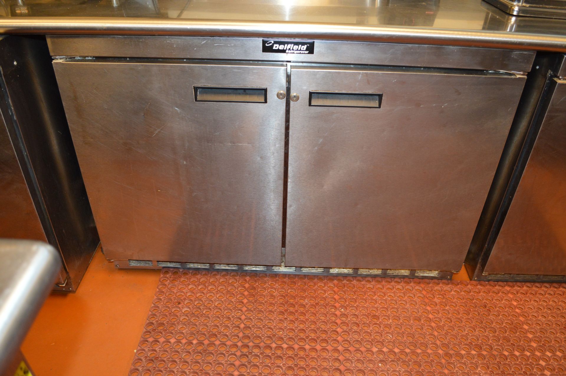 DELFIELD 2 DOOR LOW BOY REFRIGERATOR - Image 2 of 2