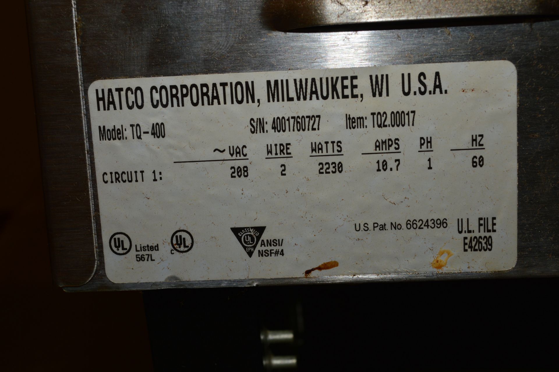 HATCO CONVEYOR TOASTER - Image 3 of 3