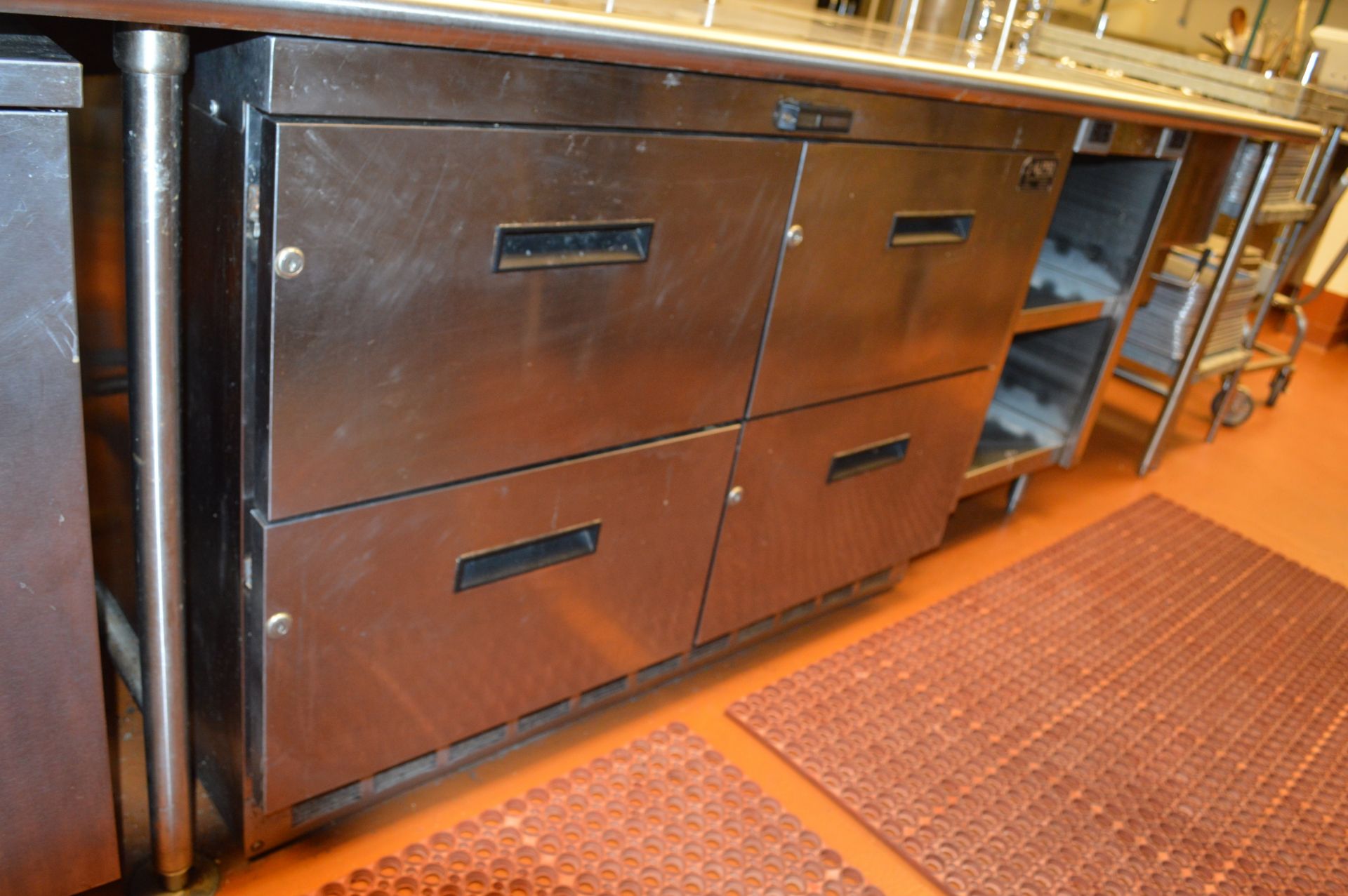 DELFIELD 4 DRAWER REFIGERATED LOW BOY