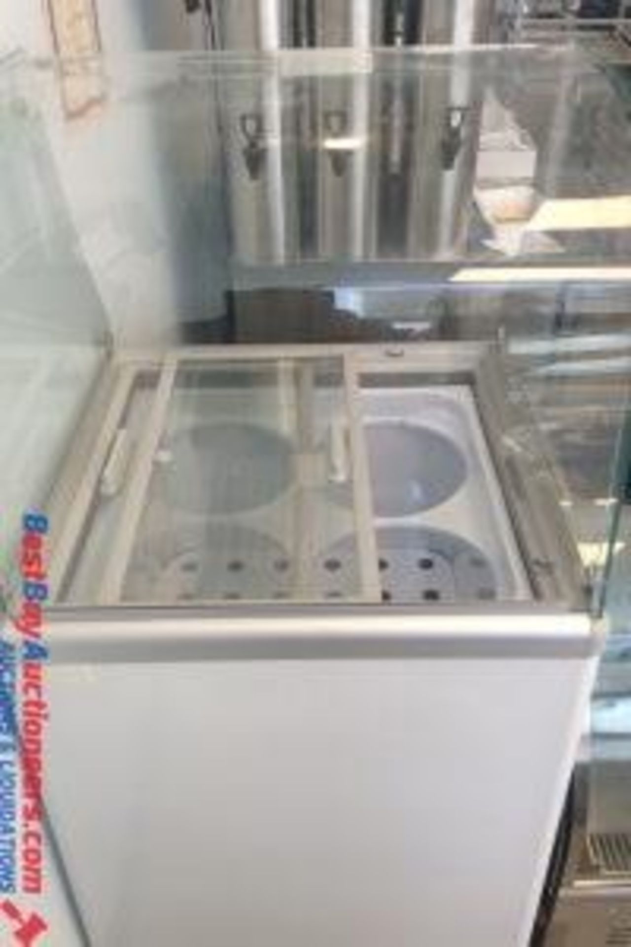 4 TUB ICE CREAM DIPPING CABINET - Image 2 of 4