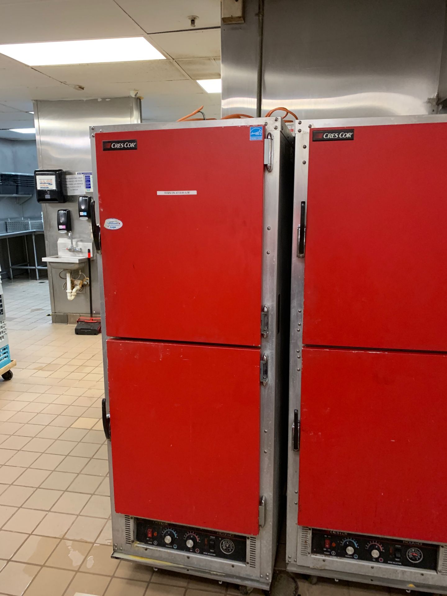 2 CRES COR PROOFING CABINETS