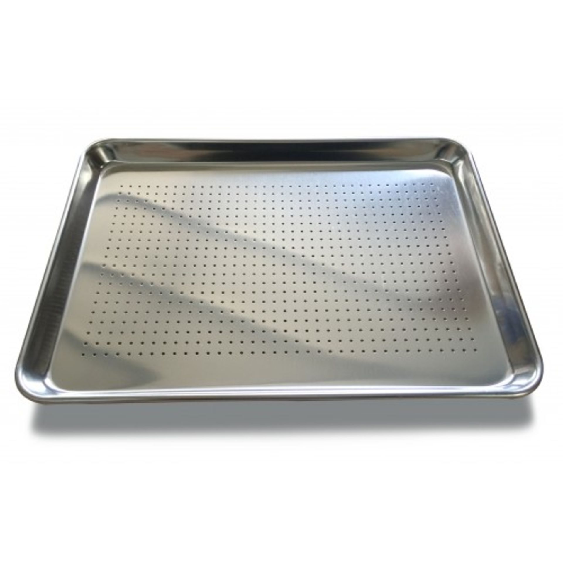 48  PERFORATED SHEET PANS. 1MM PERF.  8 BOXES/6 PCS PER BOX. PRICE IS PER PIECE. 18 X 13 SHEET