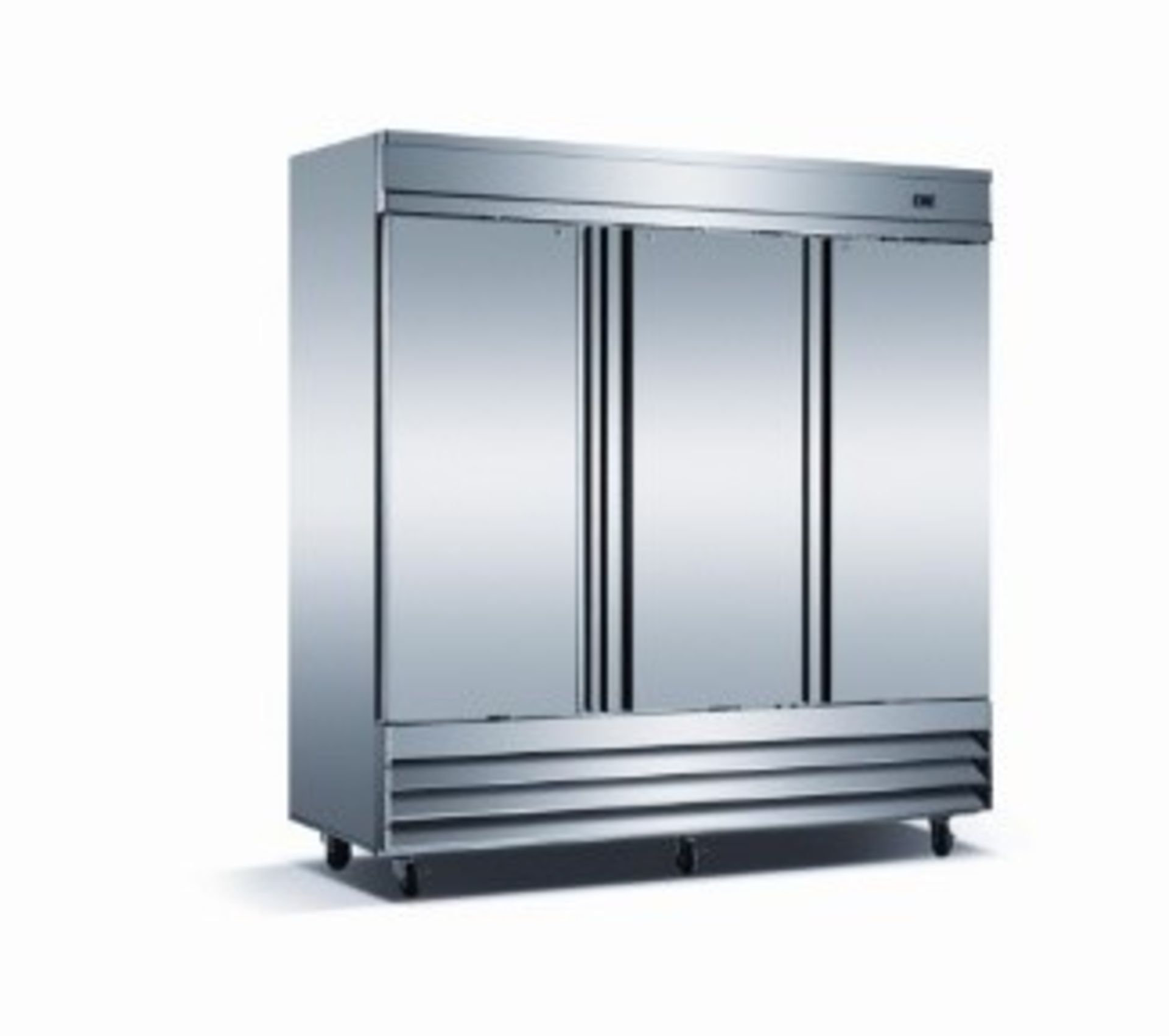 EQ Steel  Reach-In Refrigerator 539 Gal, Silver Model #: SR-72 L3  L*W*H (inch):80.87*32.25*82.5