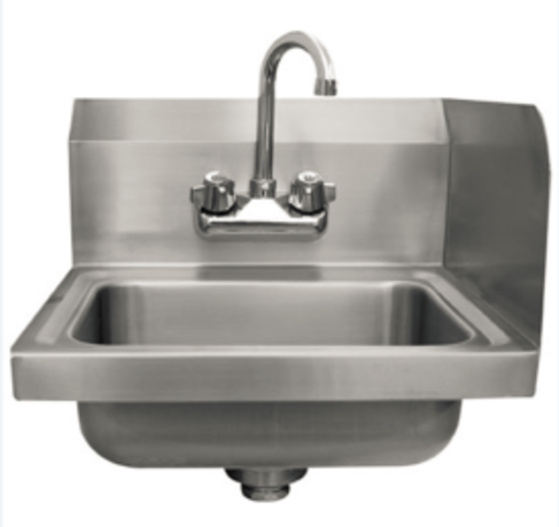 20GA.304S/S hand sink with 12-3/4*10*5 drawing bowl 18GA.304S/S wall mounted clip 18GA.304S/S Left
