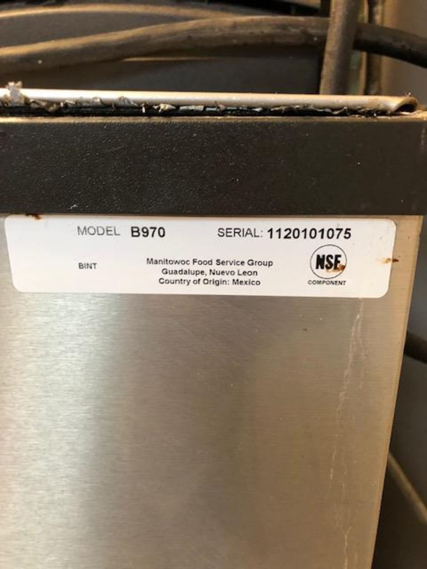 MANITOWIC ICE MACHINE. LIKE NEW. CORPORATE MAINTAINED. ELECTRONIC CONTROLS INCLUDES BIN. ONE PRICE, - Image 8 of 10