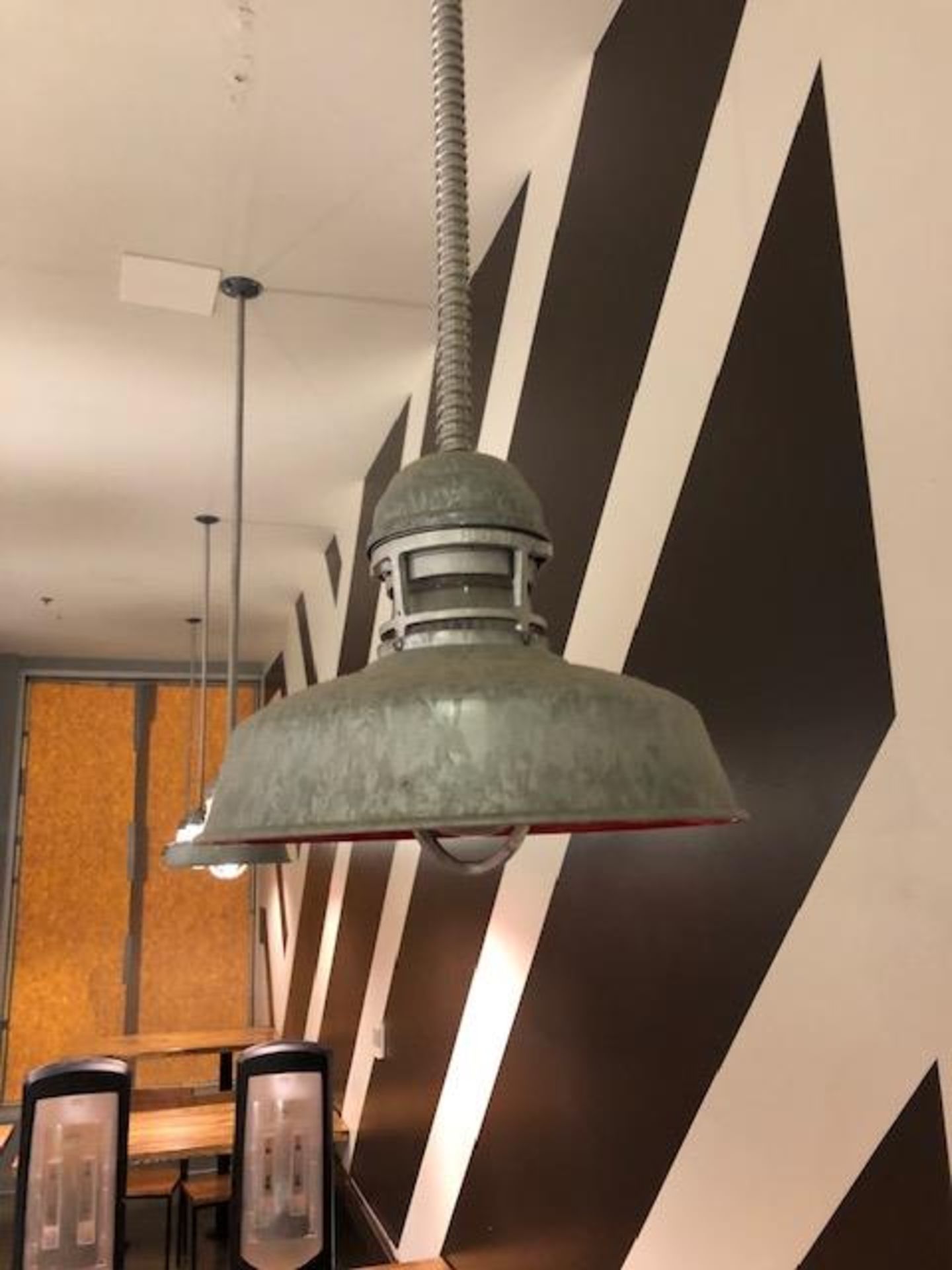 INDUSTRIAL STYLE HANGING COMMERCIAL INDUSTRIAL STYLE LIGHTING PENDANTS - Image 2 of 5