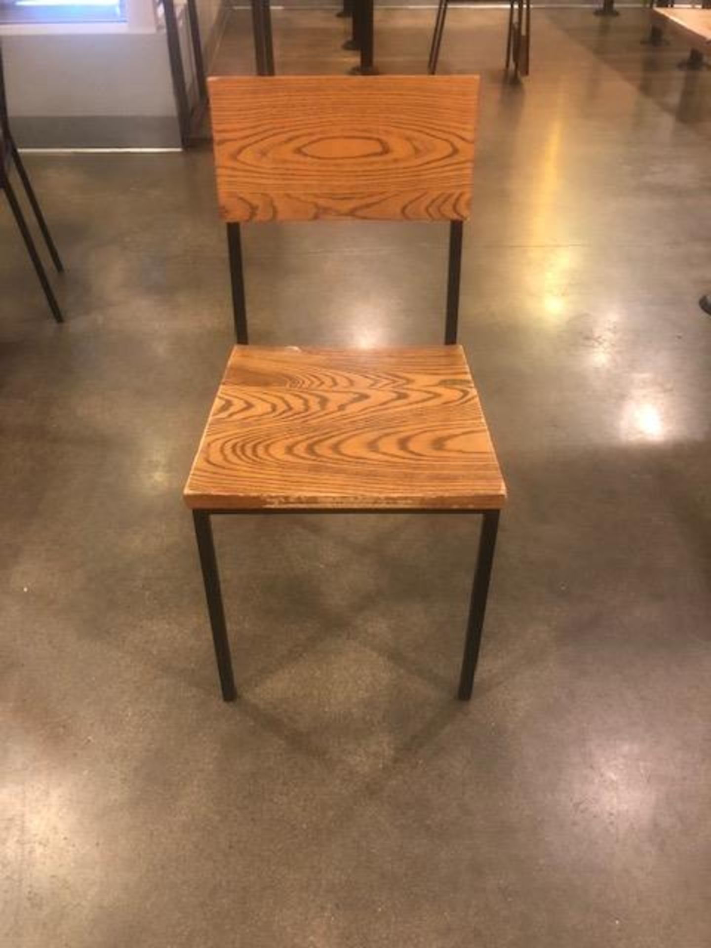 DINING ROOM CHAIRS ALL WOOD AND METAL FRAME BY DESIGN FORM - Image 3 of 4