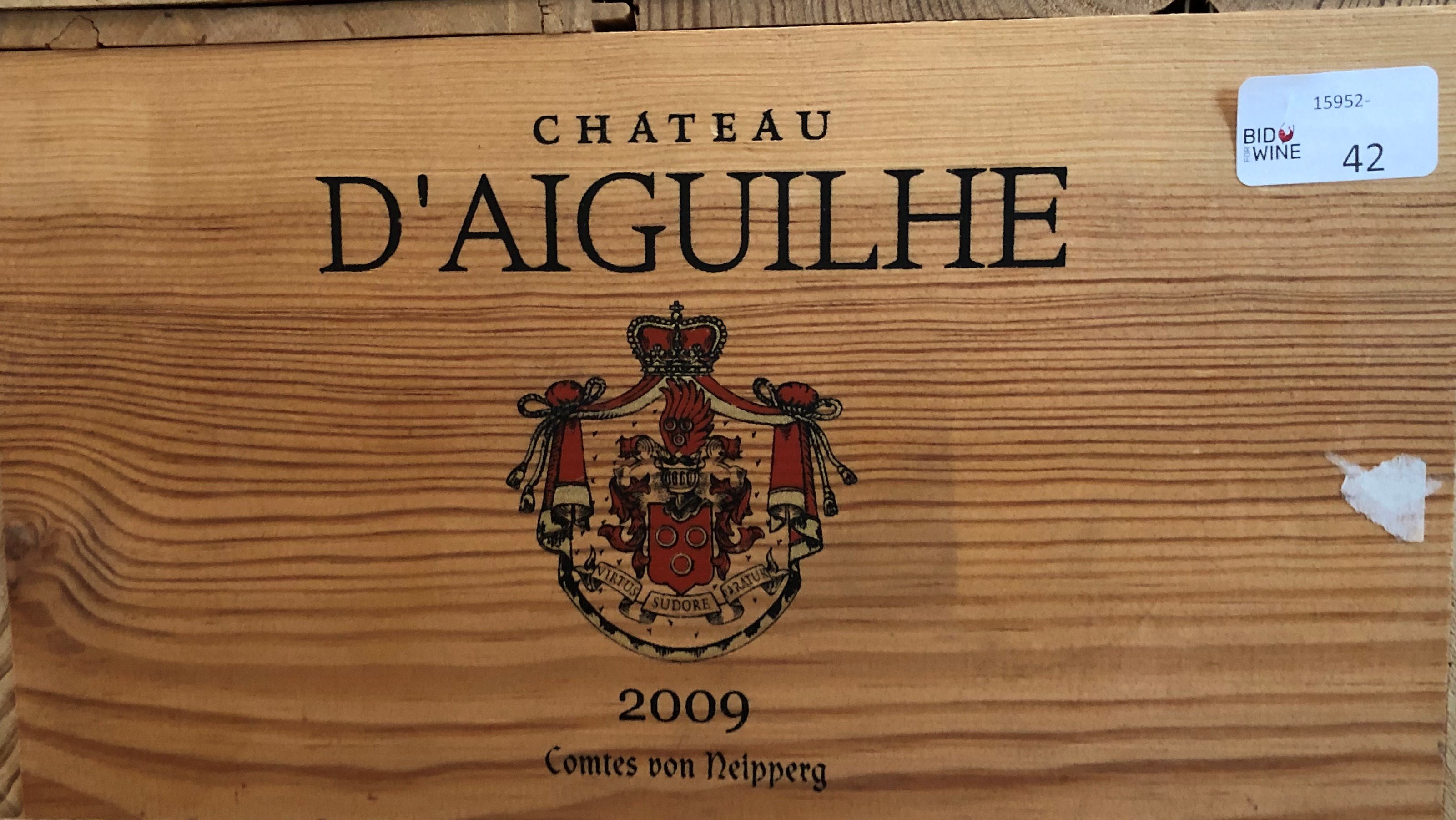 2009 Aiguilhe, von Neipperg, Bordeaux, France, 12 bottles