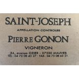 2011 Saint Joseph, Pierre Gonon, Rhone, France, 6 bottles