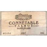 2007 Connetable de Talbot, St Julien, Bordeaux, France, 12 bottles