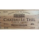 2010 Le Thil Blanc, Comte Clary, Bordeaux, France, 12 bottles