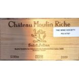 2009 Moulin Riche, Bordeaux, France, 12 bottles