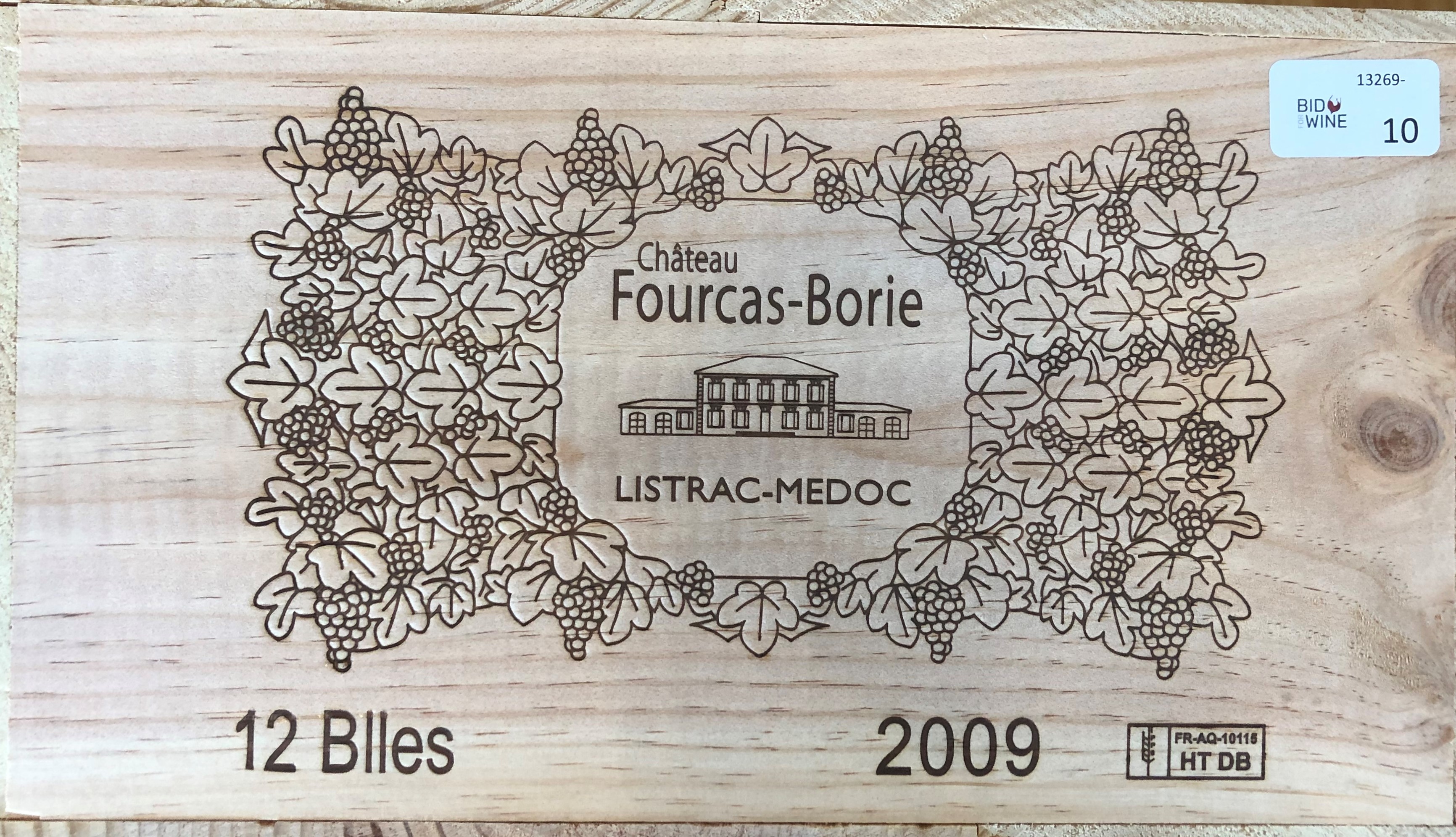 2009 Fourcas Borie Listrac, Bordeaux, France, 12 bottles
