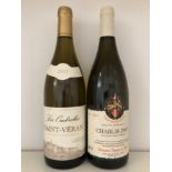 Various Mixed White Burgundy, Burgundy, France, 11 bottles