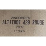 2009 Vinsobres Altitude 420, Domaine Jaume, 12 bottles of 75cl.