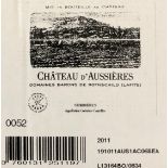 2011 Corbieres, Chateau d'Aussieres, 6 bottles of 75cl.