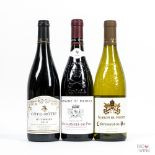 Various Vintages Assorted Rhone , 4 bottles of 75cl.