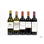 Various Vintages Assorted Bordeaux, 8 bottles of 75cl.